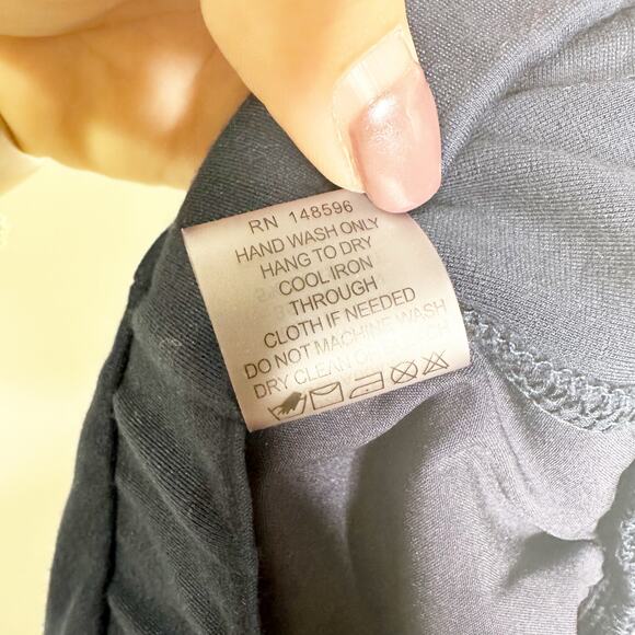 Universal Standard Womens Pants Moro Pocket Signature Ponte Navy Blue Size M - Picture 9 of 9